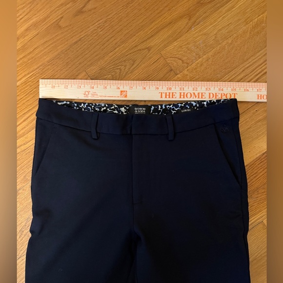 Scotch & Soda Space For Two Lowry Slim Fit Pants Medium Tuxedo Stripe Blue - Picture 12 of 13